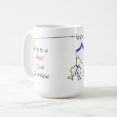 Du bist ein Cooler Großvater/Hooked auf deiner Tas Kaffeetasse (Vorderseite Links)