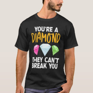 Du bist ein Diamant, den sie dir keinen reinen Dia T-Shirt