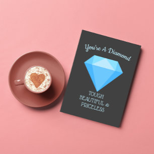 Du bist ein Diamant-Valentinstag Feiertagskarte