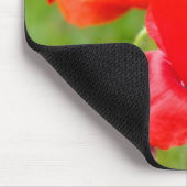Du bist ein echter Freund! Mousepad Red Poppy Blum (Ecke)