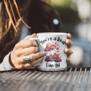 Du bist ein echter Pilzmensch-Becher Tasse