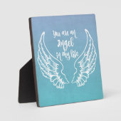 Du bist ein Engel in meinem Lebensangebot Fotoplatte (Vorderseite)