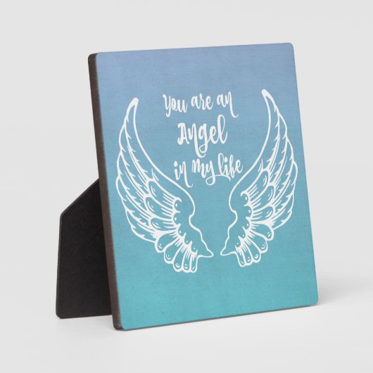 Du bist ein Engel in meinem Lebensangebot Fotoplatte (Vorderseite)