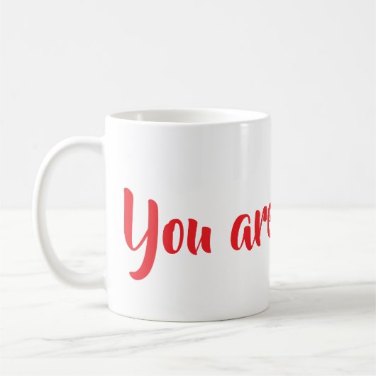 Du bist ein Festmahl. Kaffeetasse (Links)
