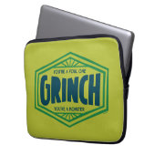 Du bist ein Foul One Grinch Laptopschutzhülle (Vorderseite Links)