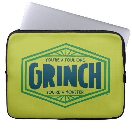 Du bist ein Foul One Grinch Laptopschutzhülle (Vorderseite)