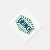 Du bist ein Foul One Grinch Serviette (Ecke)