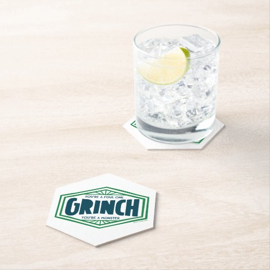 Du bist ein Foul One Grinch Untersetzer (Vor Ort)