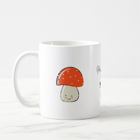 DU BIST EIN FUNGI!! Spaß Typ männliche LEHRER Gesc Kaffeetasse (Links)