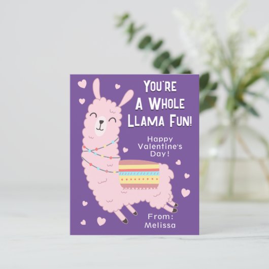 Du bist ein ganzer Lama-Spaß-Klassenzimmer Valenti (Stehend Vorderseite)