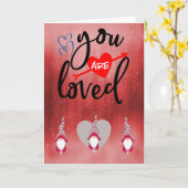 Du bist ein geliebter Valentinstag Karte (Gelbe Blume)