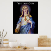 Du bist ein geliebtes katholisches Christliches Po Poster (Küche)