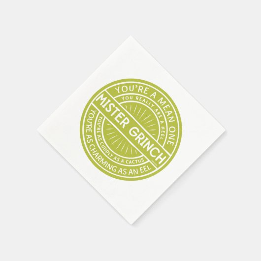 Du bist ein Gemeiner Einziger Serviette (Ecke)