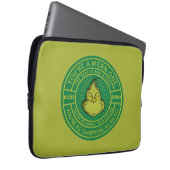 Du bist ein Gemeines One Mister Grinch Abzeichen Laptopschutzhülle (Vorne Rechts)