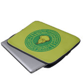 Du bist ein Gemeines One Mister Grinch Abzeichen Laptopschutzhülle (Vorne Knopf)