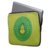 Du bist ein Gemeines One Mister Grinch Abzeichen Laptopschutzhülle (Vorderseite Links)