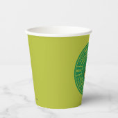 Du bist ein Gemeines One Mister Grinch Abzeichen Pappbecher (Vorderseite)