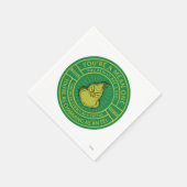 Du bist ein Gemeines One Mister Grinch Abzeichen Serviette (Ecke)