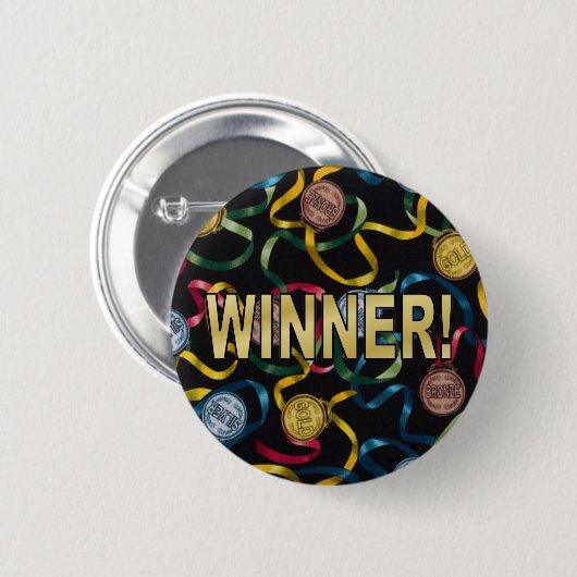 Du bist ein Gewinner! Button (Vorne & Hinten)