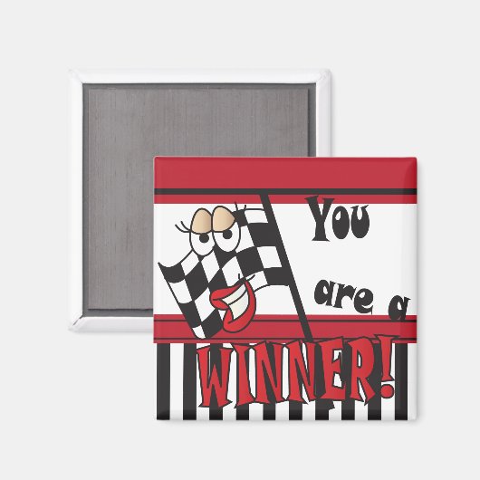 Du bist ein Gewinner Magnet (Vorderseite/Rückseite)