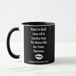 Du bist ein Glückspilz zum Valentinstag Tasse
