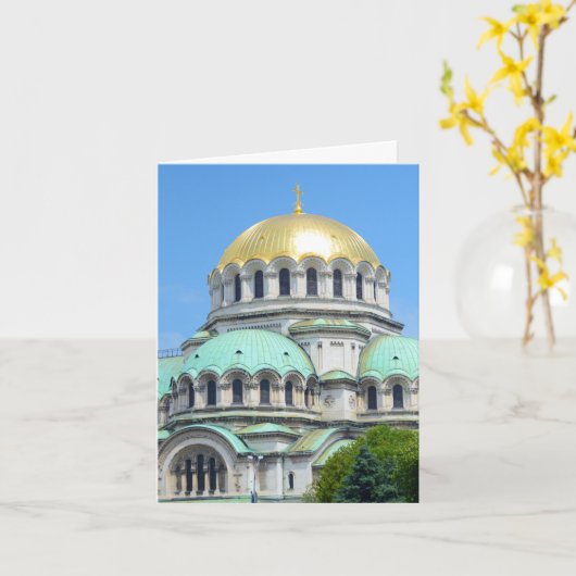 Du bist ein goldener Gruß Karte (Gelbe Blume)