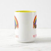 Du bist ein großartiger Regenbogen-Vogel Tasse (Zentrum)