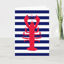 Du bist ein Haken! Hummer Feiertagskarte