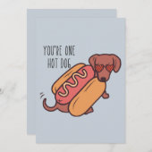 DU BIST EIN HEIZHUND FEIERTAGSKARTE (Vorne/Hinten)