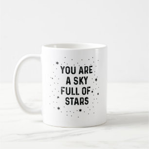 Du bist ein Himmel voller Sterne Kaffeetasse