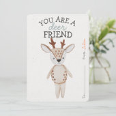 Du bist ein Hirschfreund-Valentinstag-Klassenzimme (Stehend Vorderseite)