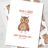 Du bist ein Hoot Owl Valentinstag