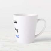 Du bist ein Hübsch guter Freund Schwarz Milchtasse (Rechts)