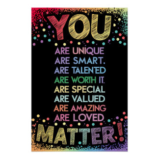 Du bist ein inspirierendes Poster