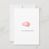 Du bist ein intelligenter Keks Dankeskarte (Vorderseite)