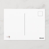 Du bist ein intelligentes Cookie Postkarte (Rückseite)