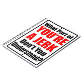 Du bist ein Jerk Notizblock (Linke Seite)