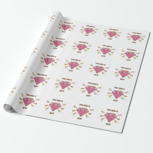 Du bist ein Juwel Geschenkpapier