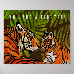 Du bist ein Kämpfer, Tiger Poster