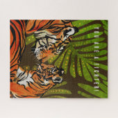 Du bist ein Kämpfer, Tiger Puzzle (Horizontal)