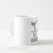 Du bist ein Karate-Hummer-Zitat Kaffeetasse (Vorderseite Links)