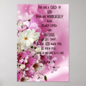 Du bist ein Kind Gottes Christliches 1Scripture Po Poster (Vorne)