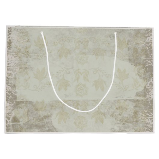 Du bist ein Kind Gottes Geschenktasche Silber Flor Große Geschenktüte (Rückseite)