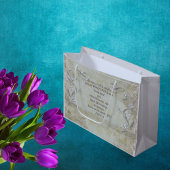 Du bist ein Kind Gottes Geschenktasche Silber Flor Große Geschenktüte