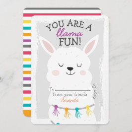 Du bist ein Lama Fun Valentinstag Klassenzimmer