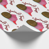 Du bist ein Leckerei-erdbeerischer Valentinstag Geschenkpapier (Ecke)