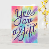 Du bist ein Lehrer-Freund Vielen Dank Karte (Gelbe Blume)