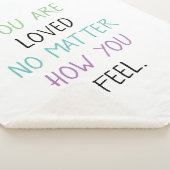 Du bist ein Liebesblanket Sherpadecke (3/4)