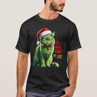 Du bist ein Meow One Mr. Cat Funny Cat Weihnachten T-Shirt