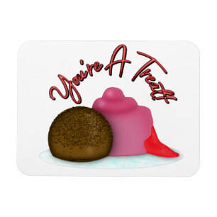 Du bist ein mit Erdbeeren gefülltes Valentinstags- Magnet